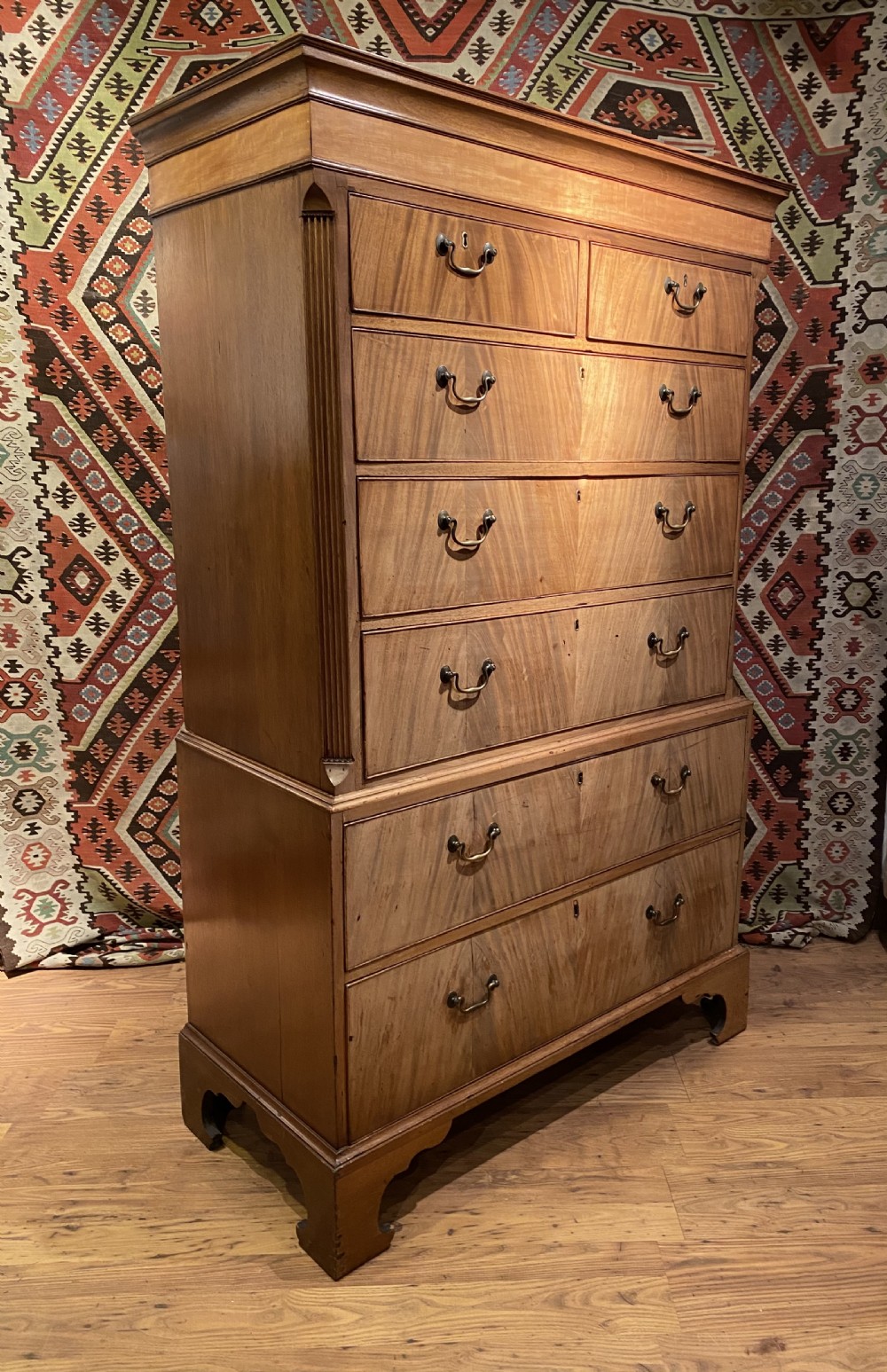 Antique Chest on Chest View II