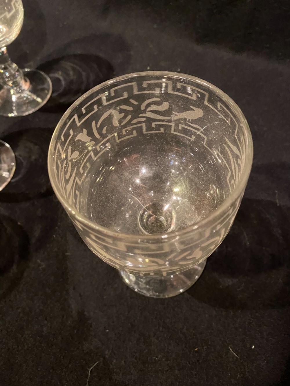 Antique Wine Glasses  View VII
