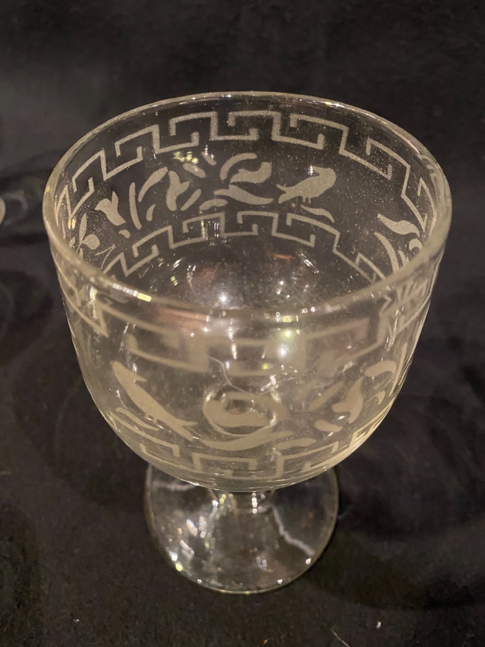 Antique Wine Glasses  View VIII