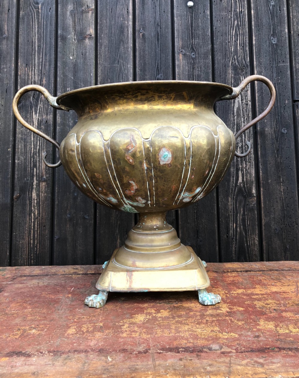 Antique planter Urn View III