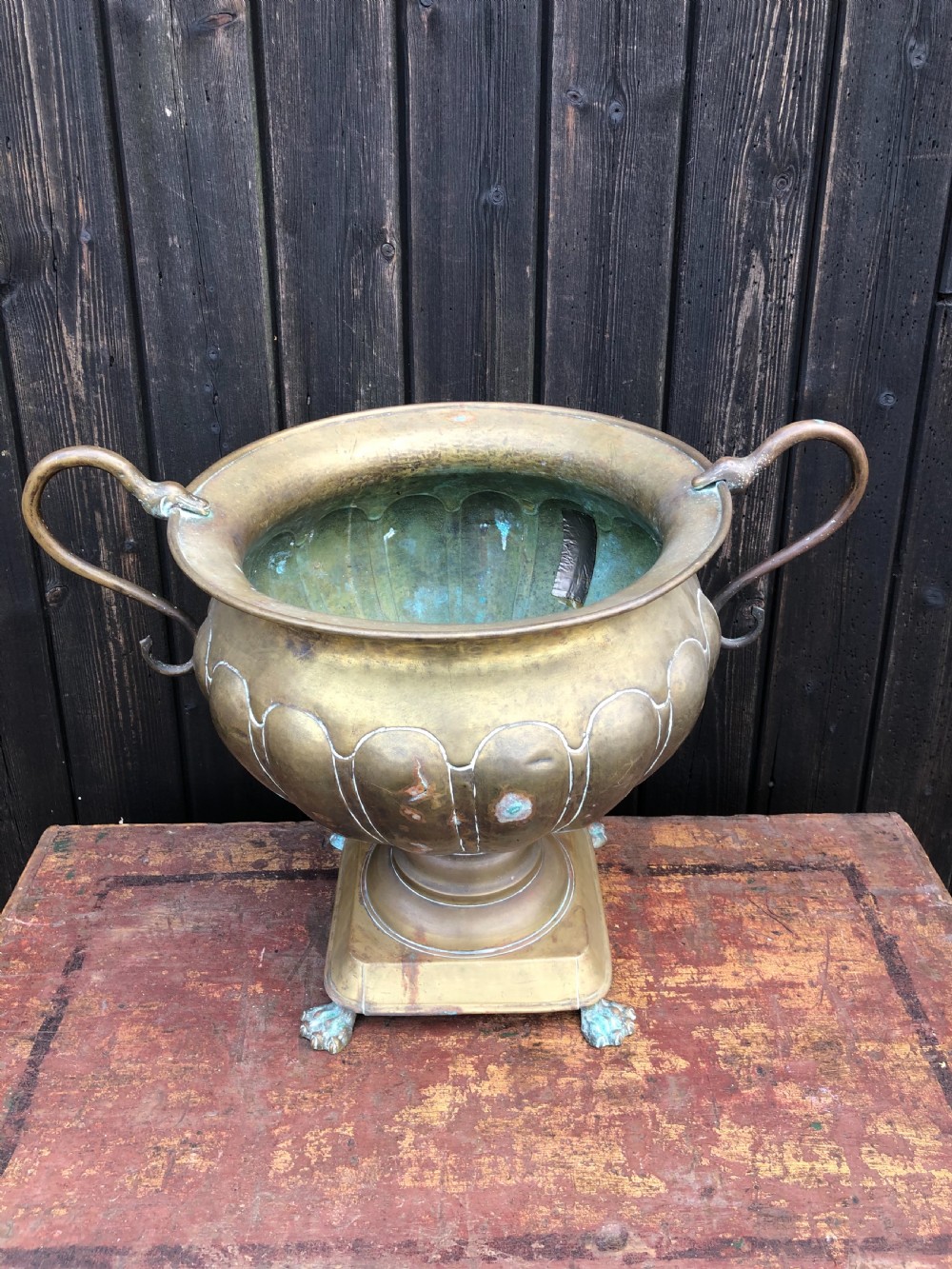Antique planter Urn View IV