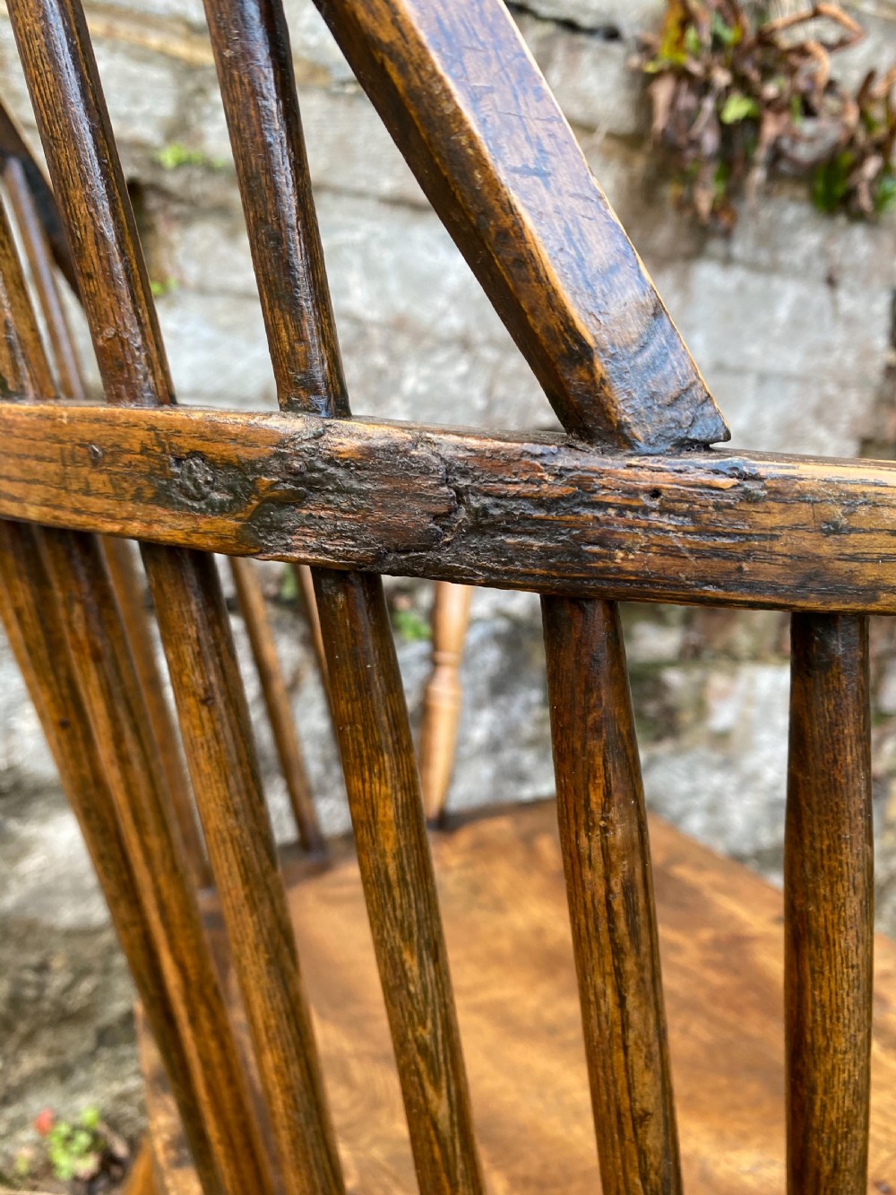Antique Country Windsor Chair View X