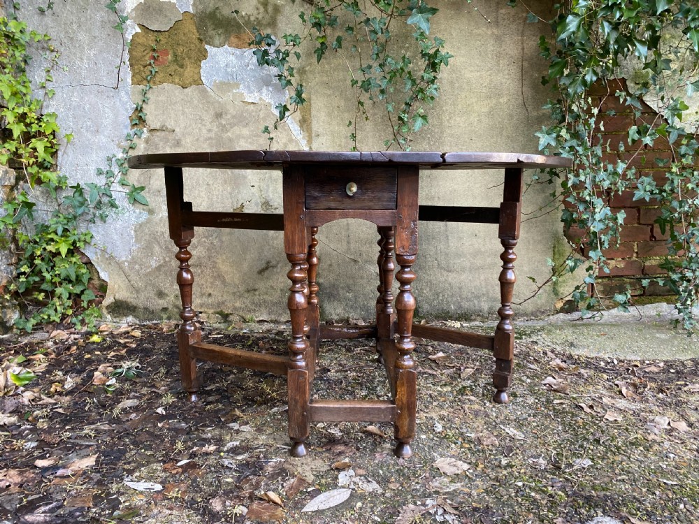 Antique Oak Gateleg Table View II