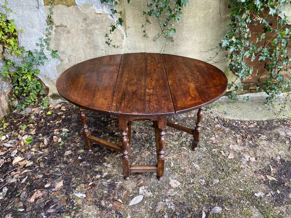 Antique Oak Gateleg Table View III