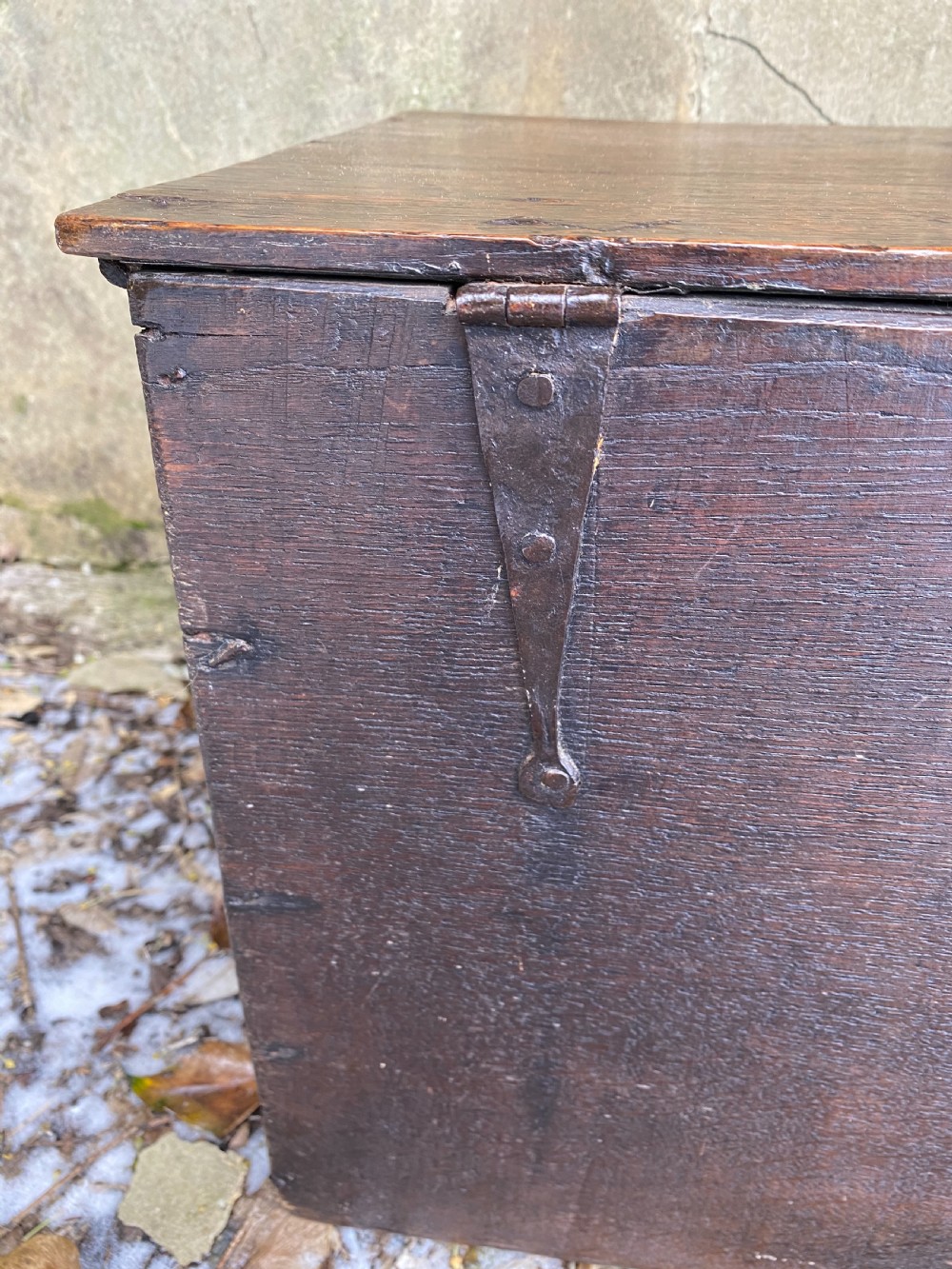 Early Oak Maritime Box View X