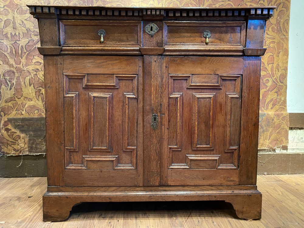 Early Oak Enclosed Chest of Drawers  View VIII