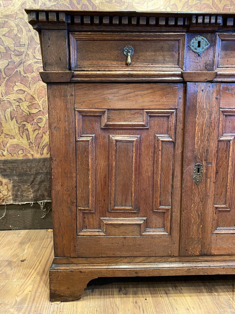 Early Oak Enclosed Chest of Drawers  View IX