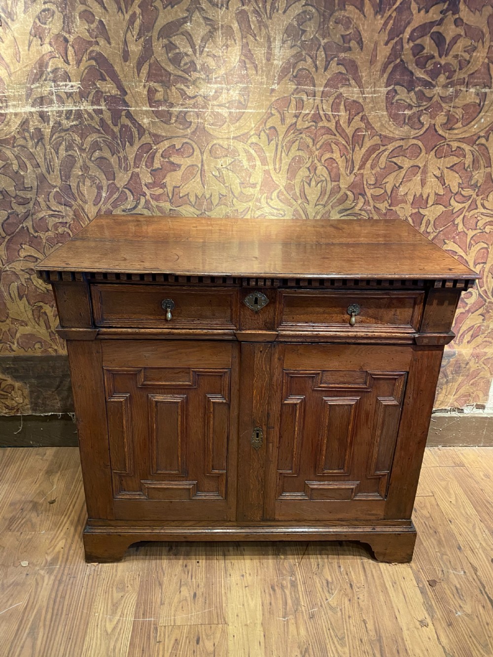 Early Oak Enclosed Chest of Drawers  View XI