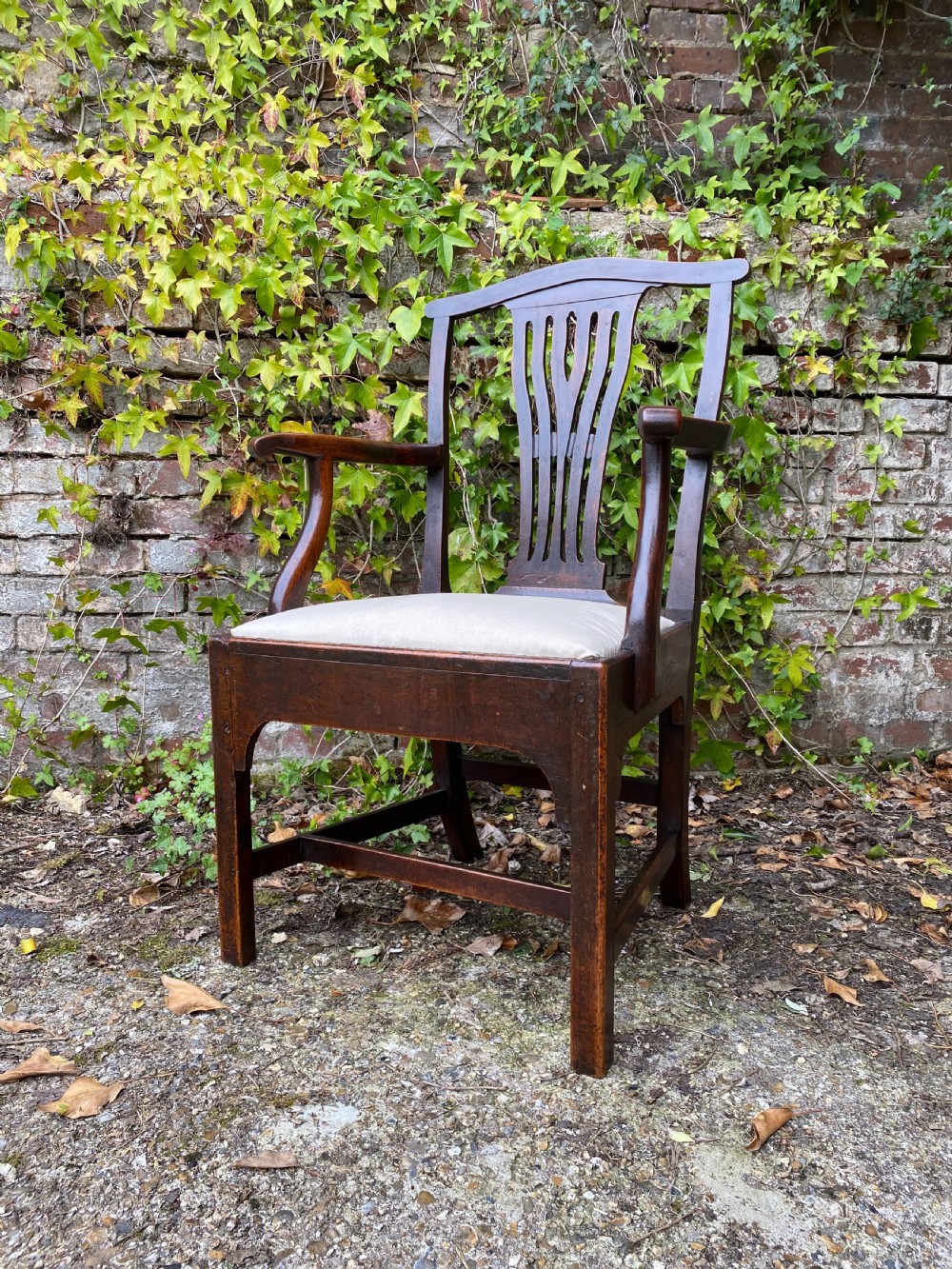 Georgian Mahogany Armchair 