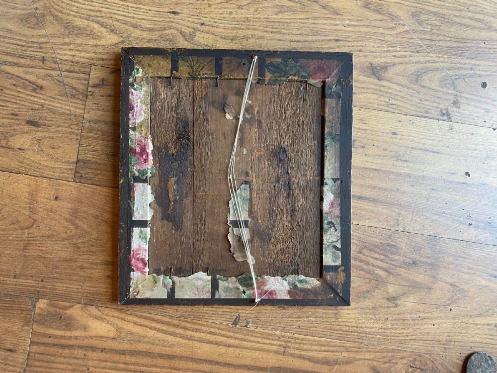 Pair of antique Prints in Unique Frames View V