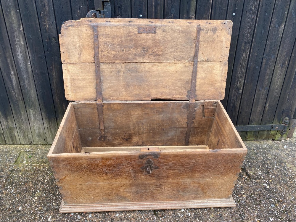 Antique Oak Chest View IV