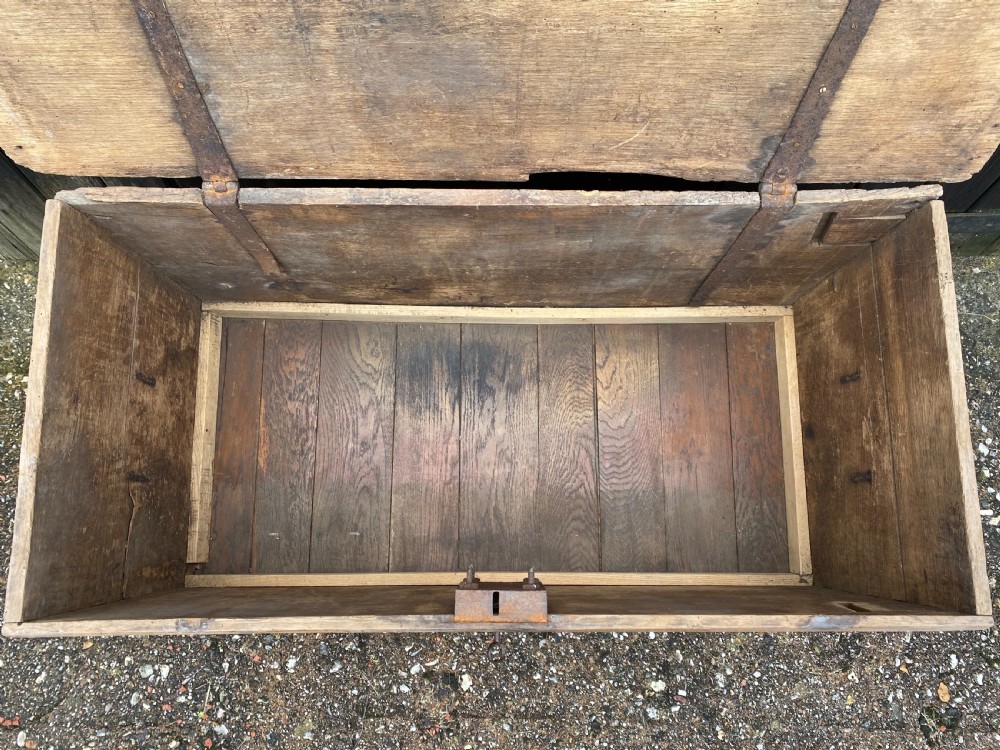 Antique Oak Chest View V