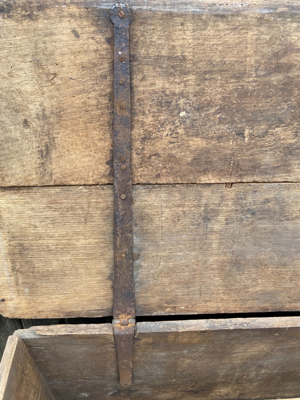 Antique Oak Chest View VI