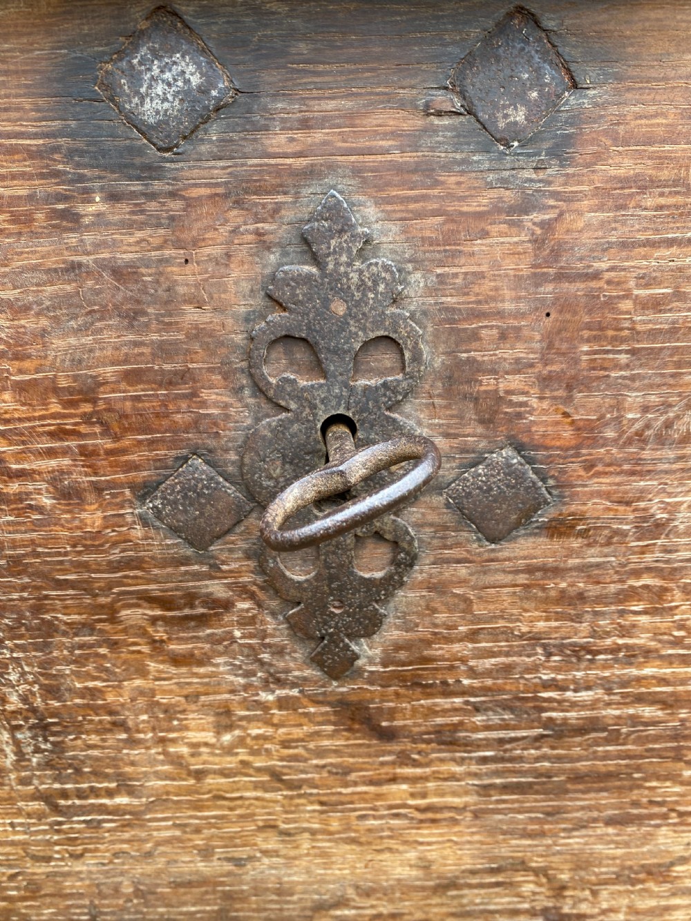 Antique Oak Chest View XII