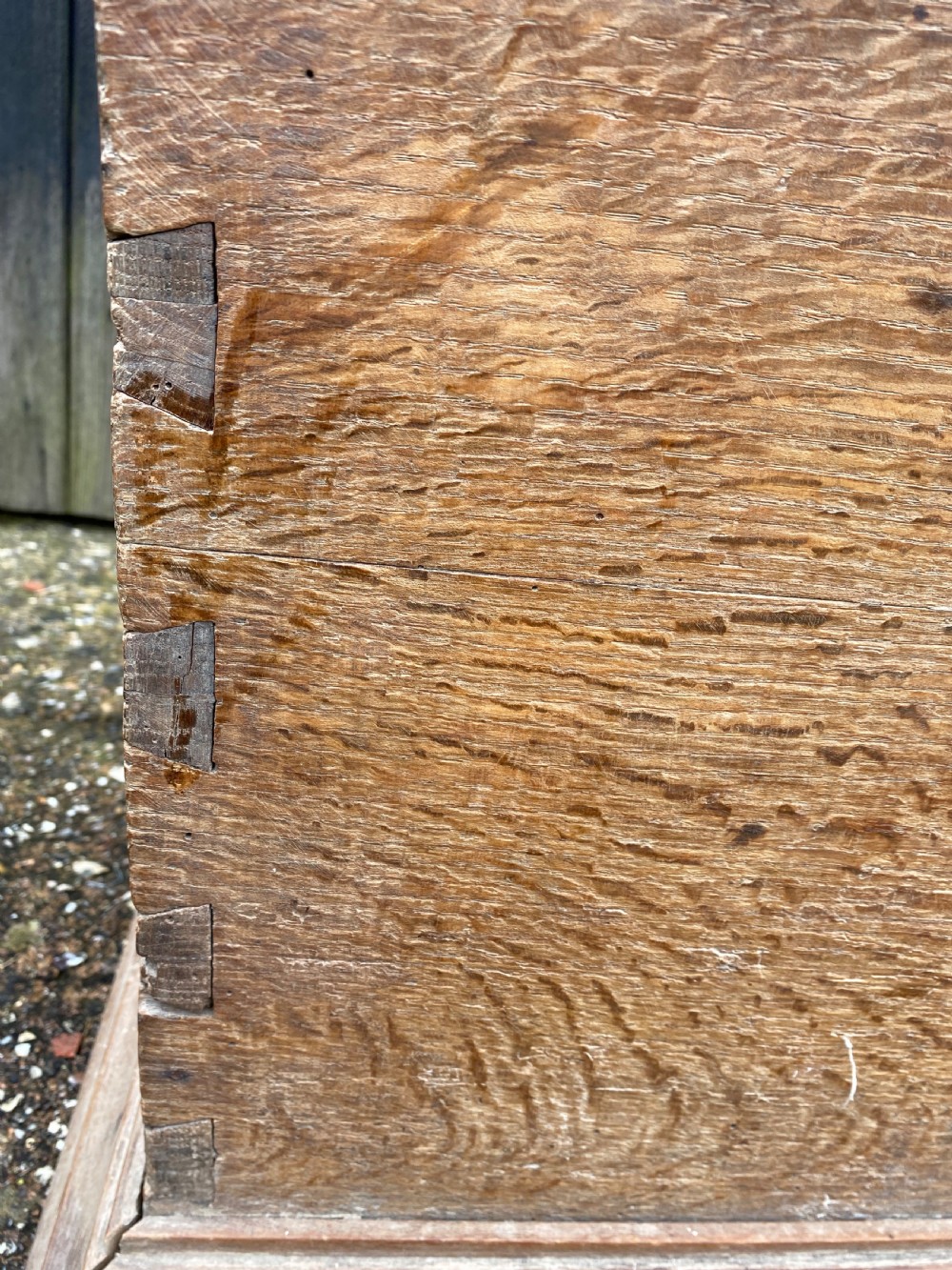 Antique Oak Chest View XIII