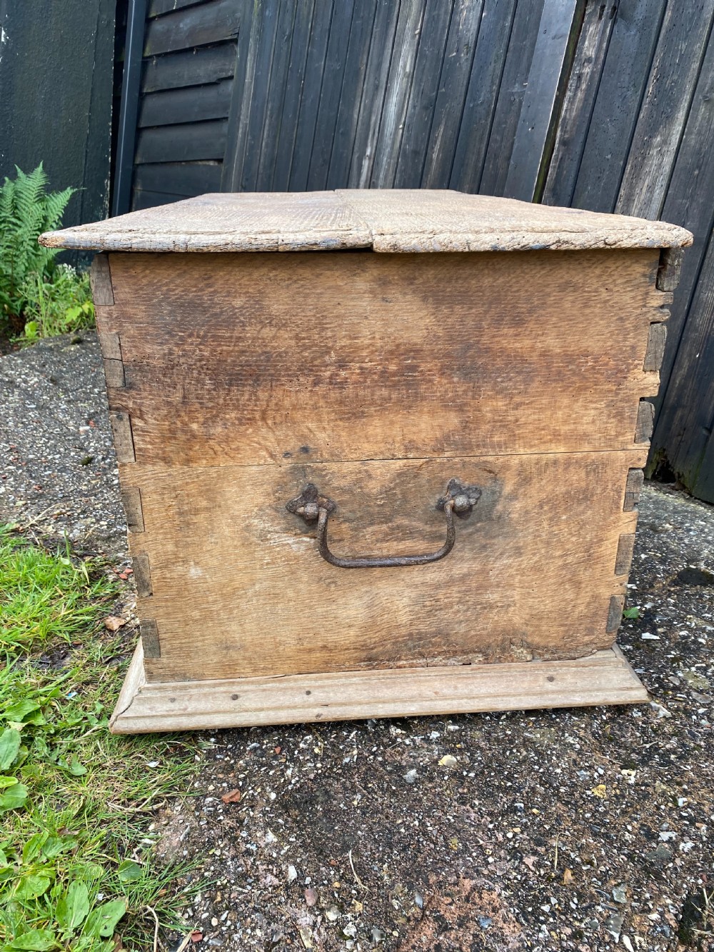 Antique Oak Chest View XVI