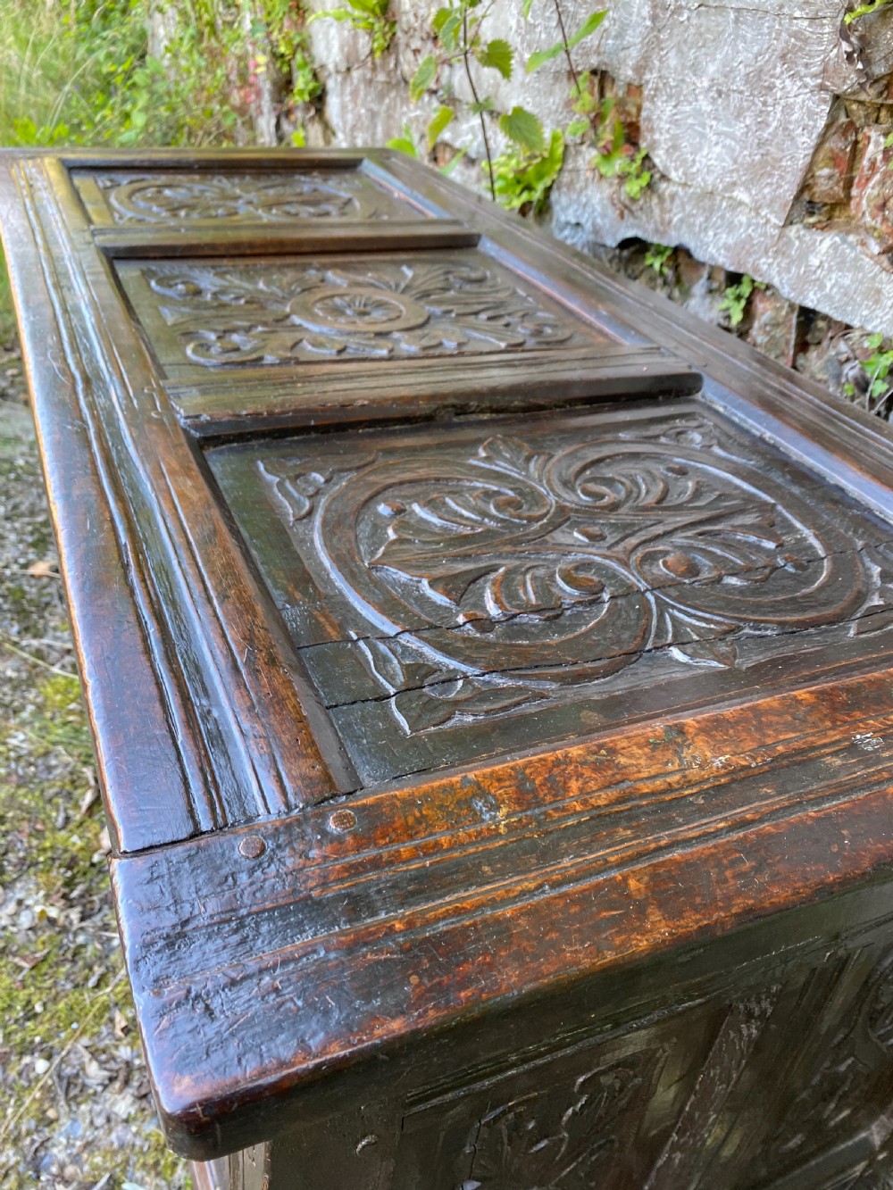Early Oak Coffer View VIII