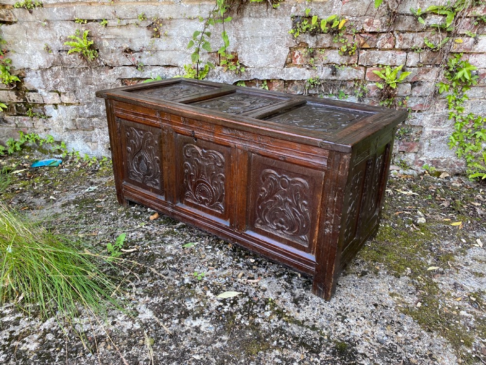 Early Oak Coffer View X