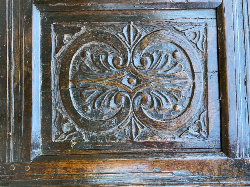 Early Oak Coffer View XVII