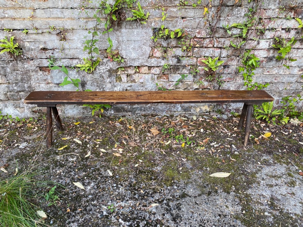 Primitive Antique Bench View III