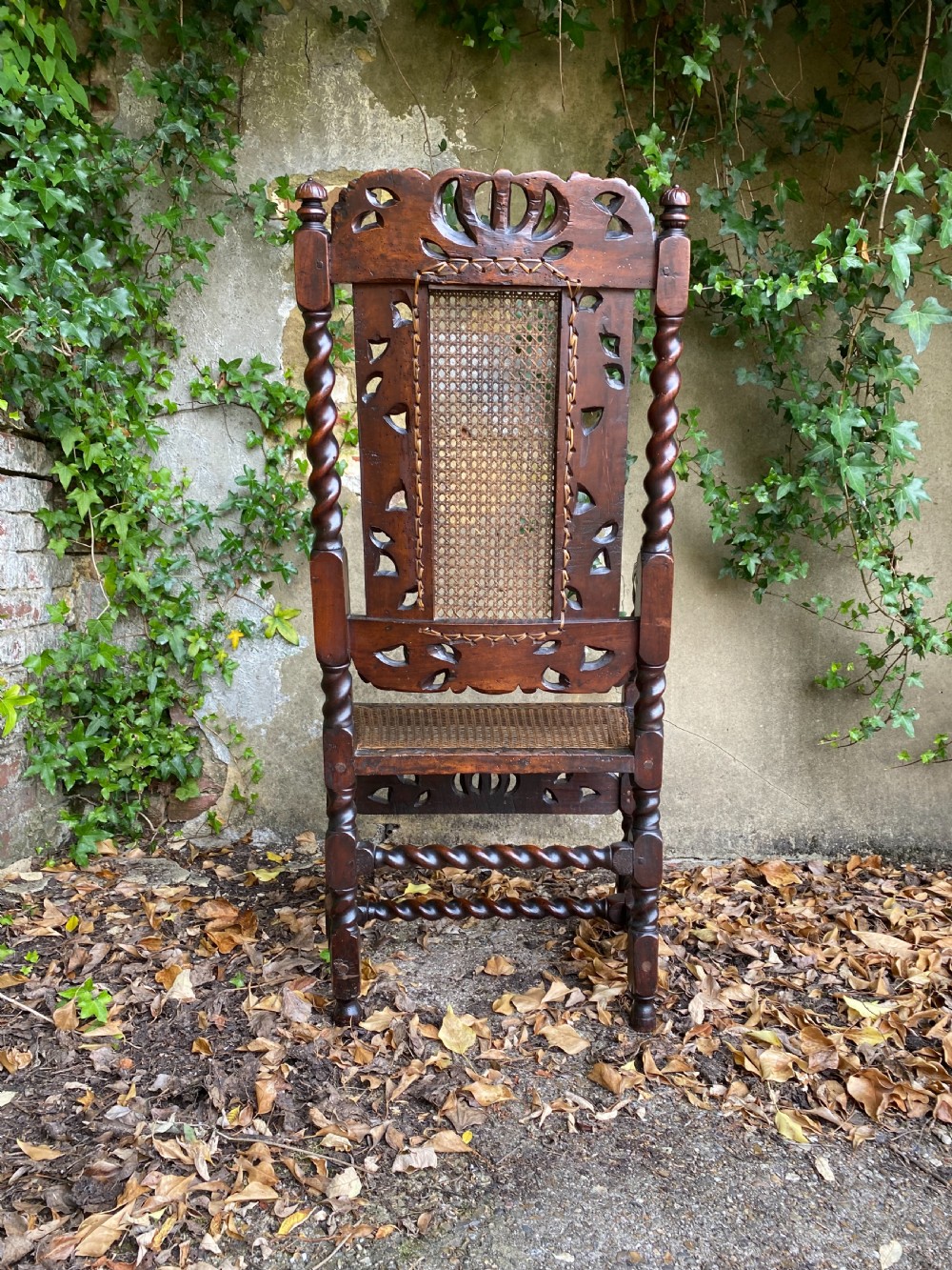 Charles II Walnut Armchair View IV