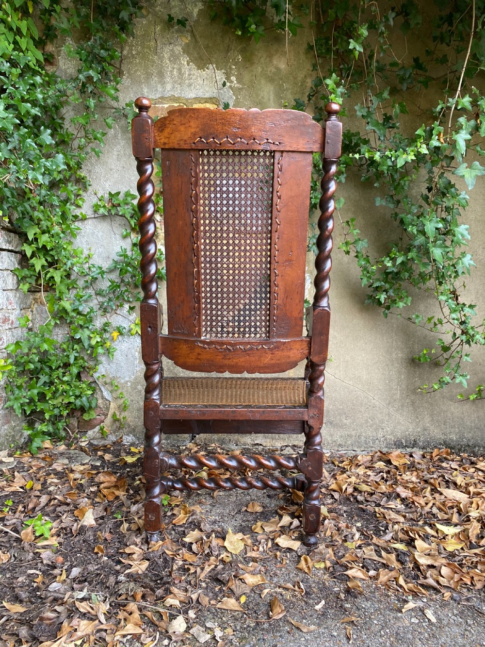 Charles II Walnut Armchair View IV