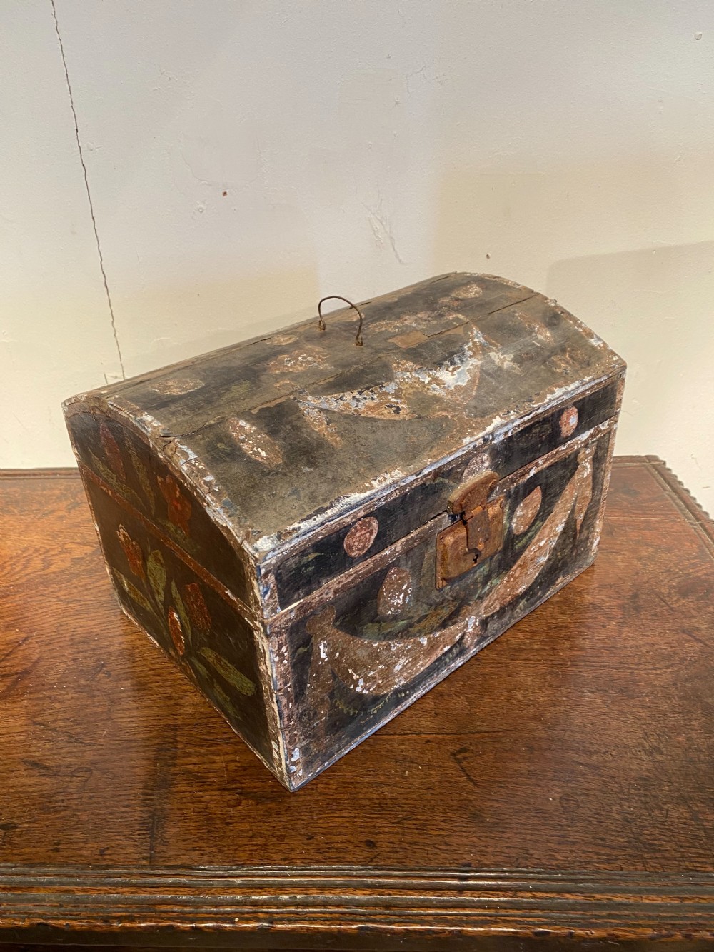 Antique Marriage Chest View III