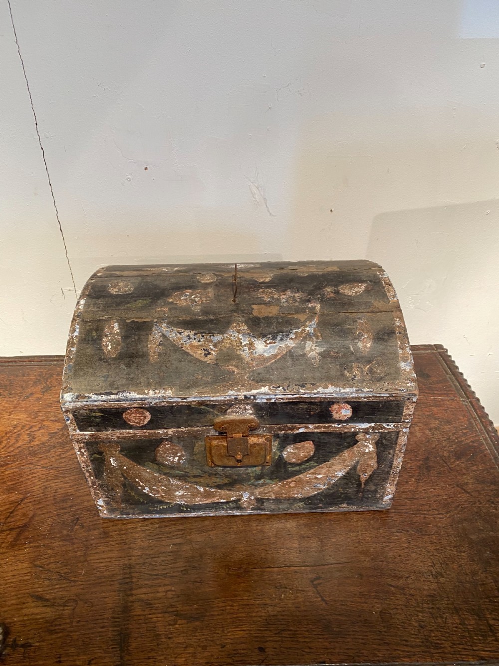 Antique Marriage Chest View IV