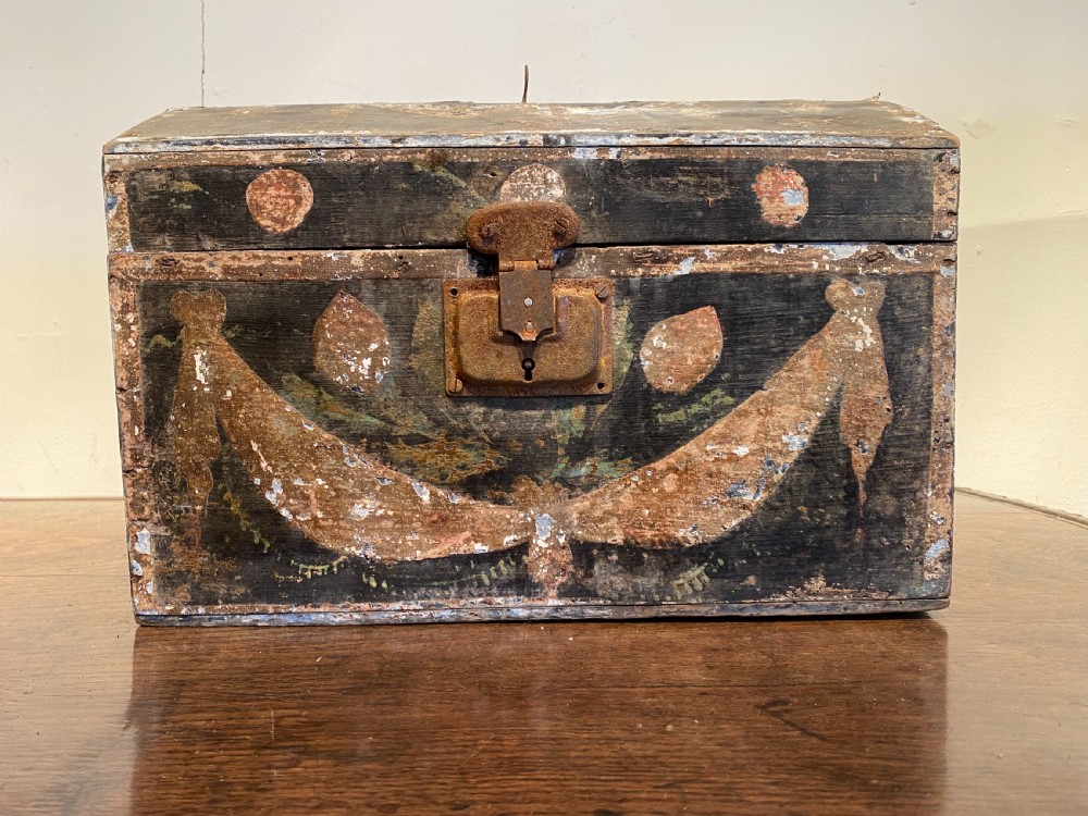 Antique Marriage Chest View VII