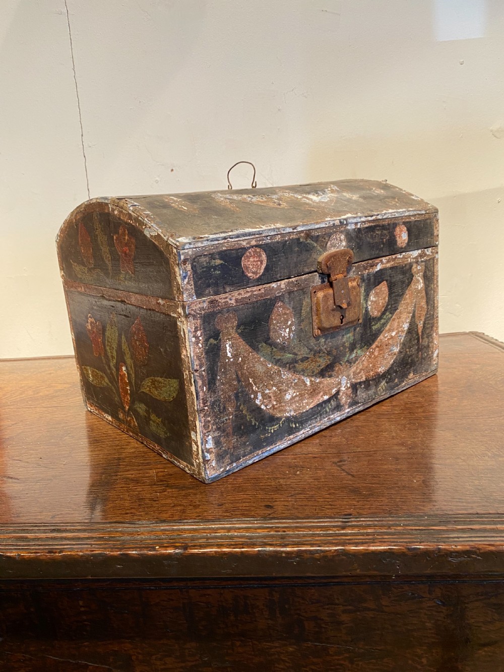 Antique Marriage Chest View VIII