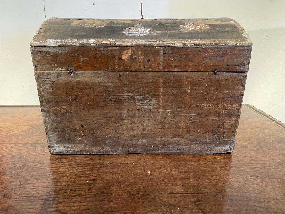 Antique Marriage Chest View IX