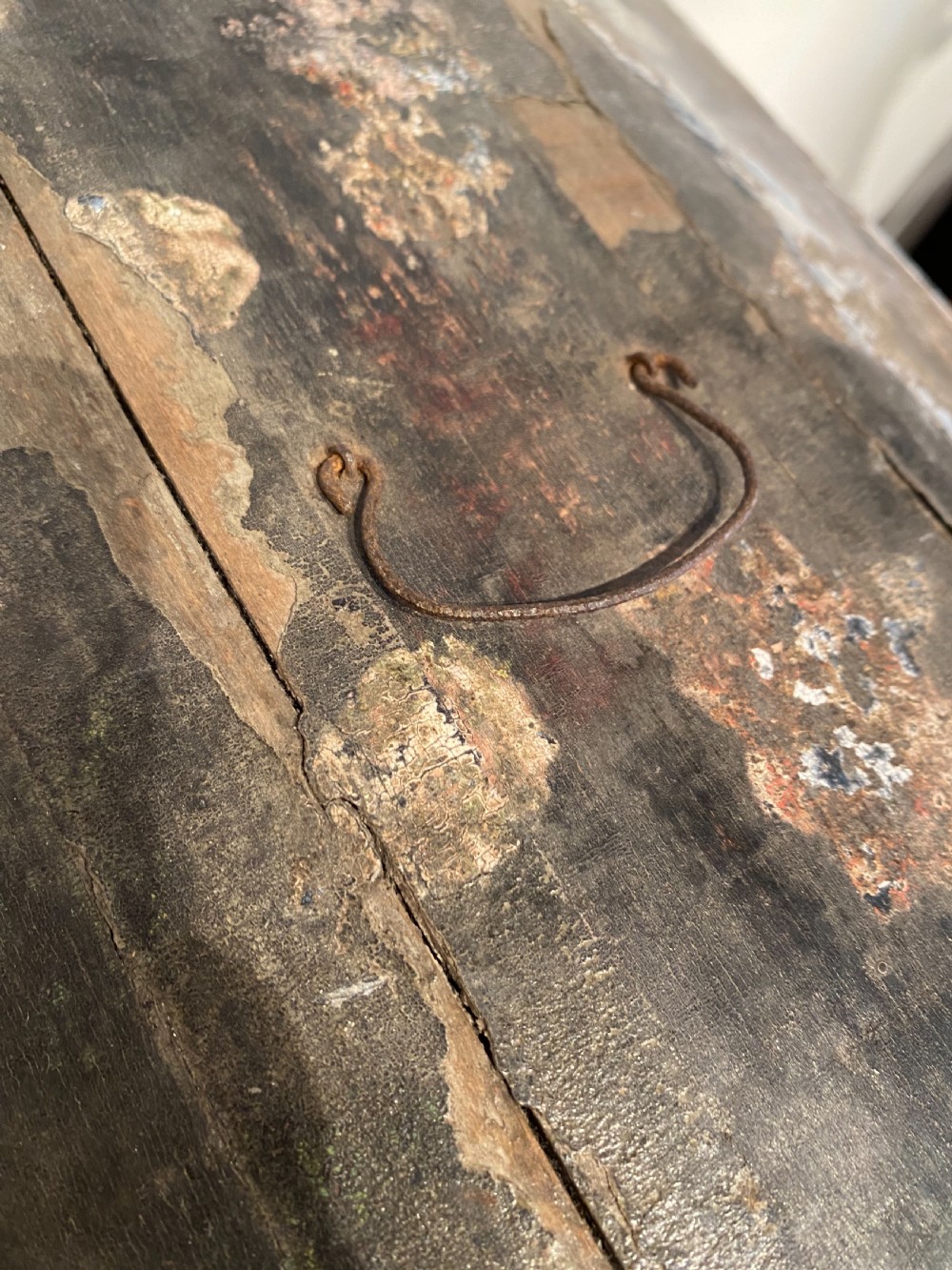 Antique Marriage Chest View XIII