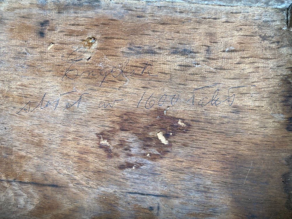 Antique Oak Joint Stool  View XV