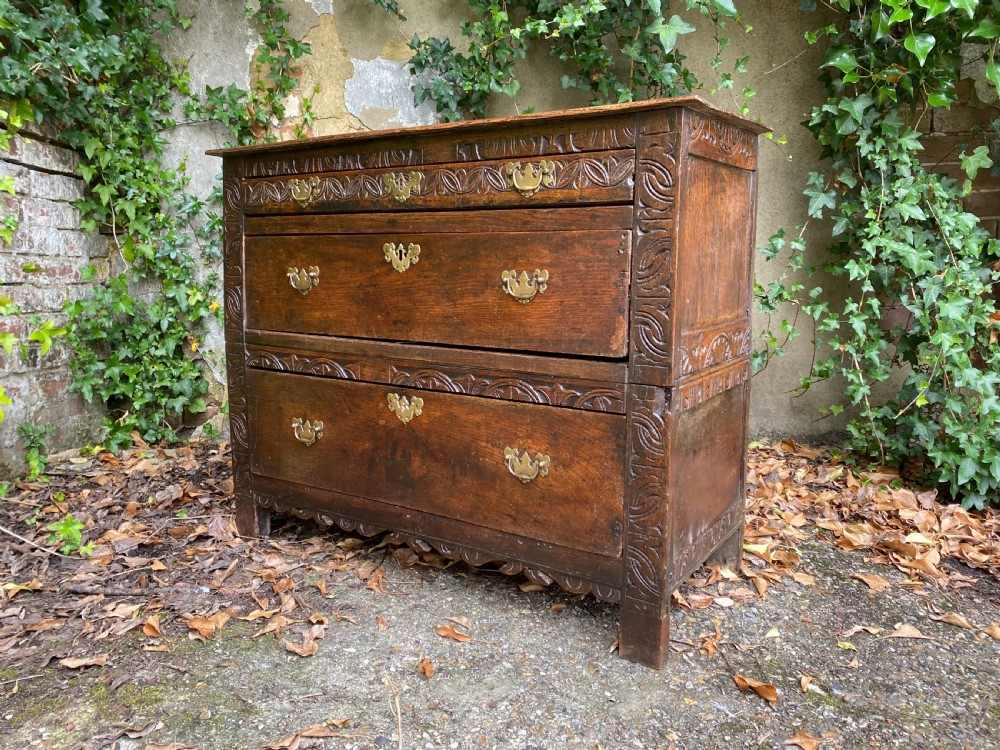 Early Oak Chest of Drawers  View VI