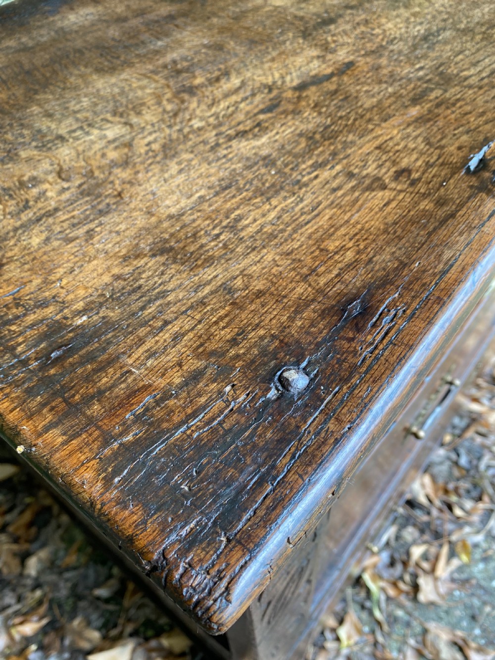 Early Oak Chest of Drawers  View X
