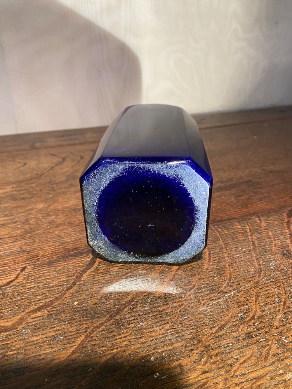Pair of Blue Glass Decanters  View IX