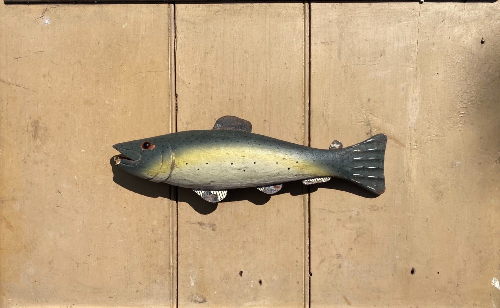 Folk Art Fish Decoy View II