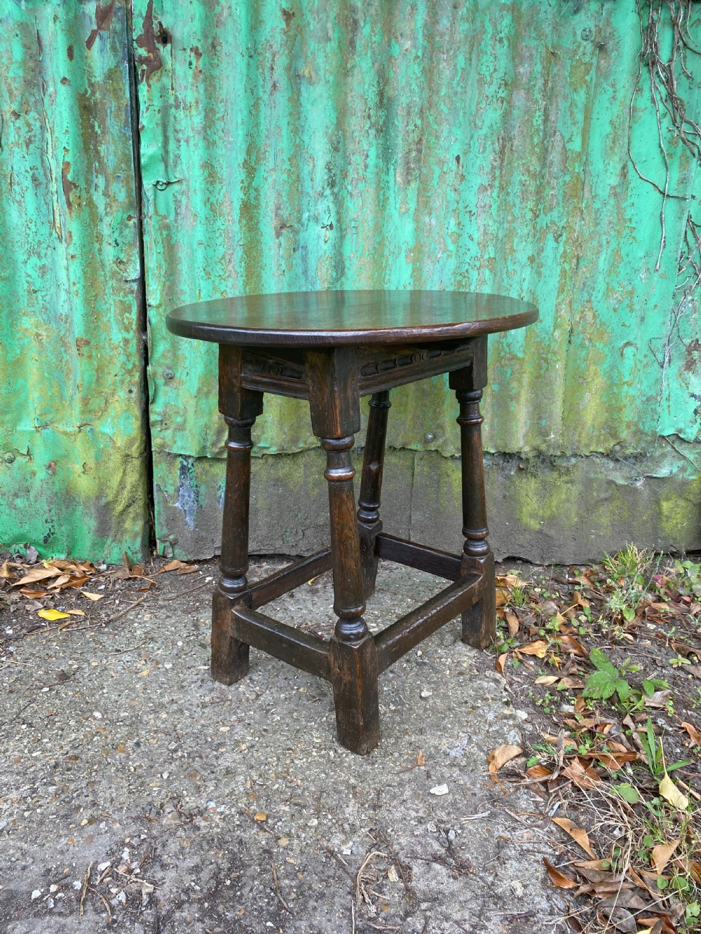 Antique Oak Table View II