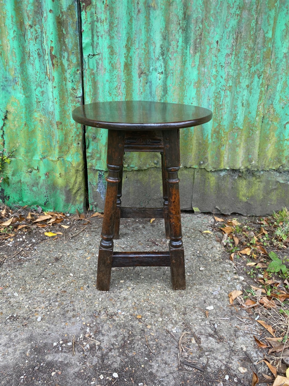 Antique Oak Table View VI