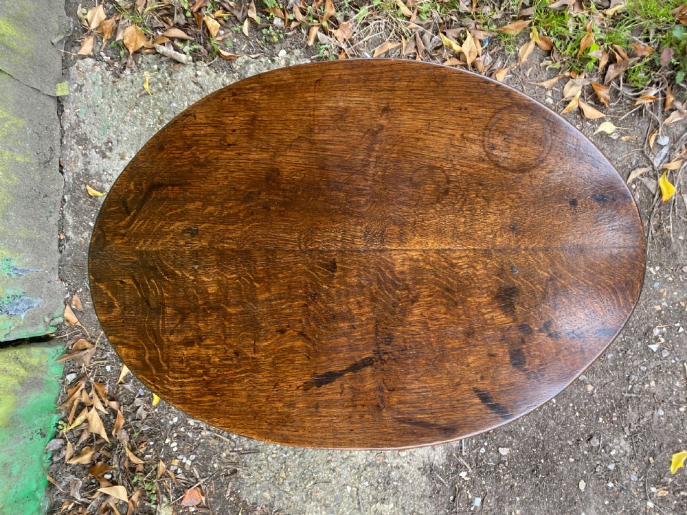 Antique Oak Table View VII