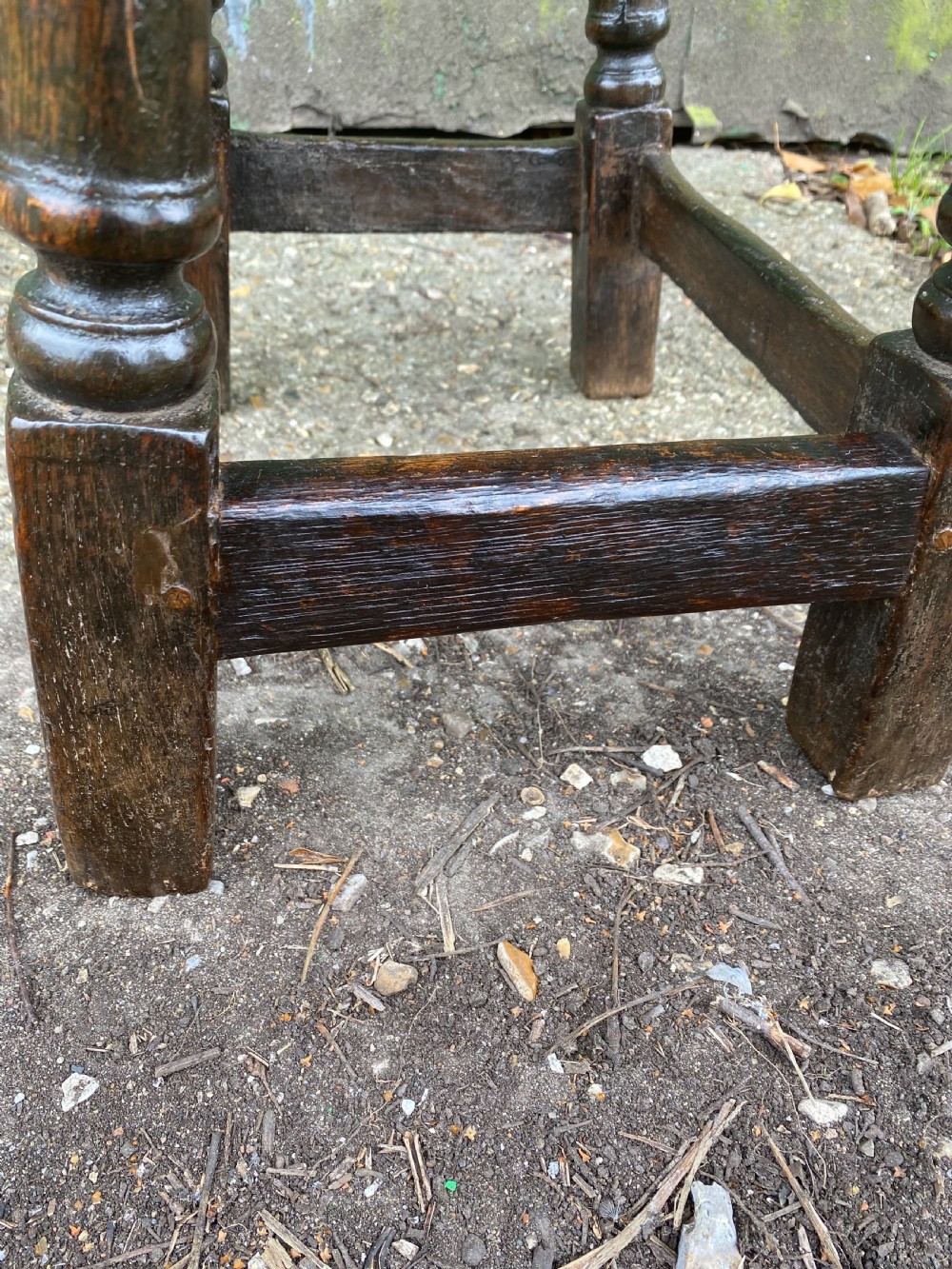 Antique Oak Table View VIII