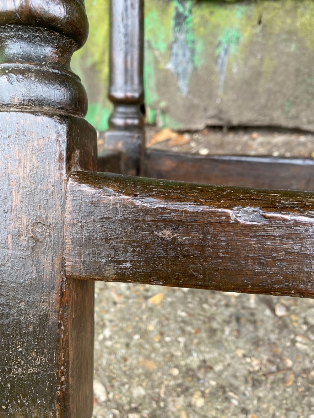Antique Oak Table View XI