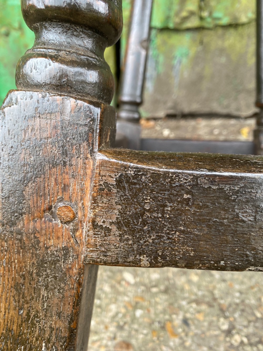 Antique Oak Table View XVIII