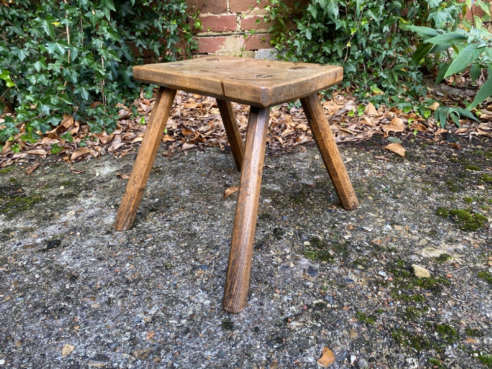 Antique Primitive Stool 