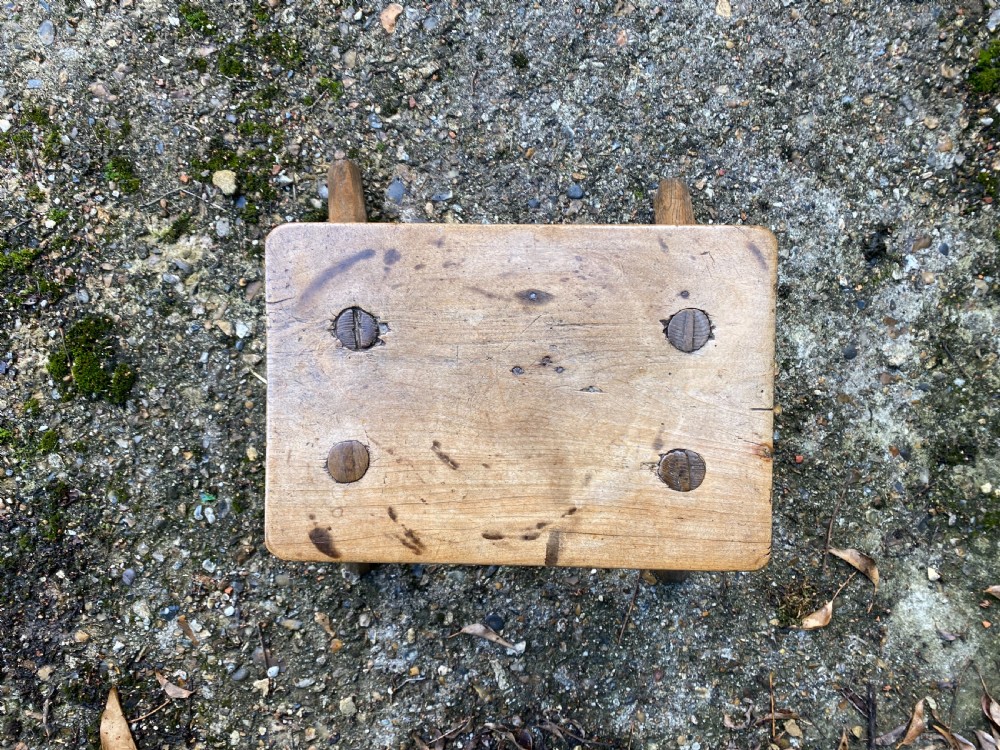 Antique Primitive Stool  View IV