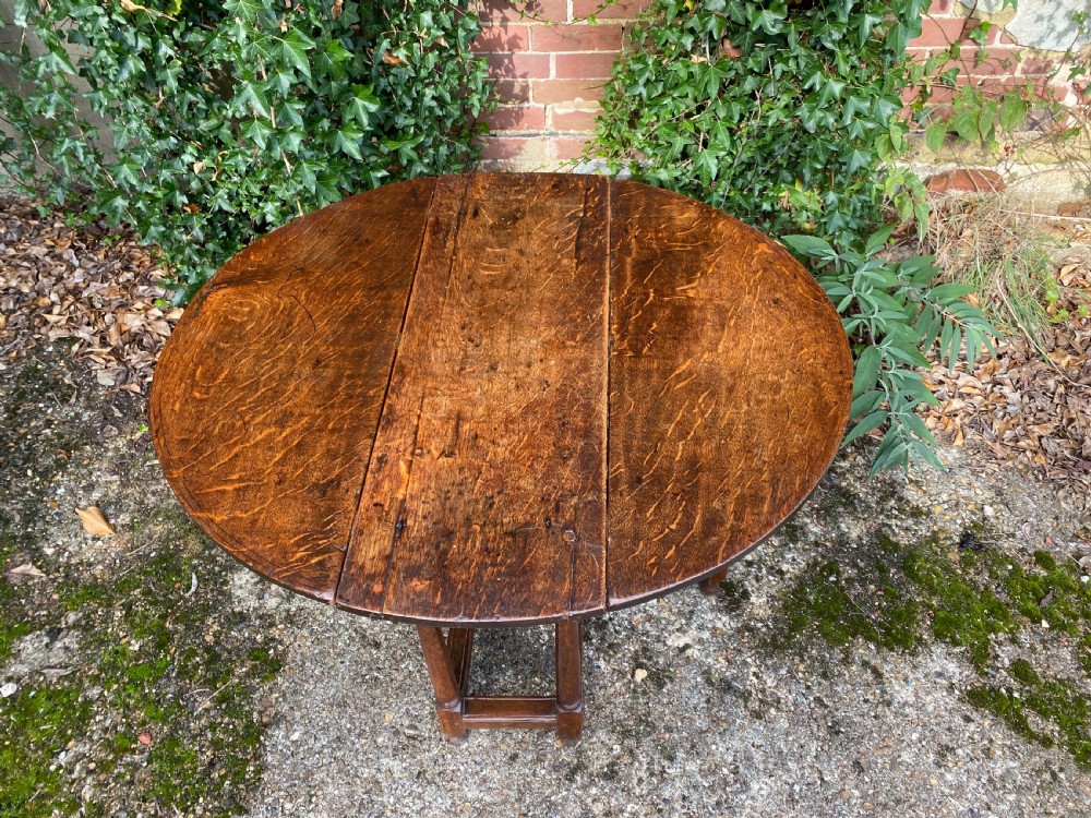 Small Oak Gateleg Table View II