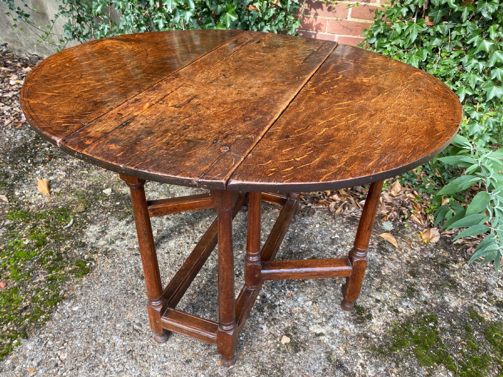 Small Oak Gateleg Table View V