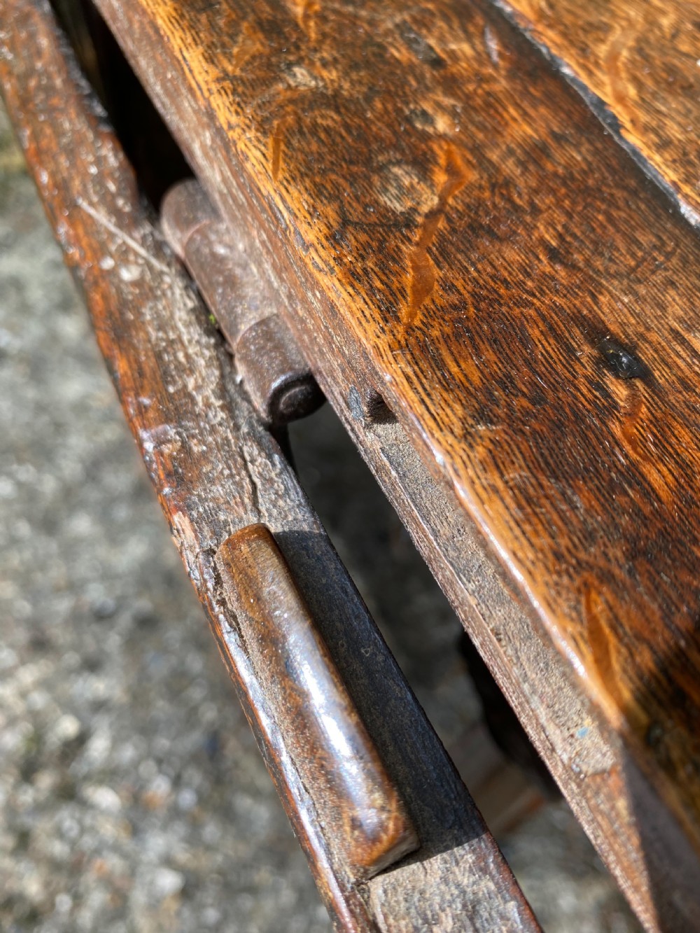 Small Oak Gateleg Table View XII