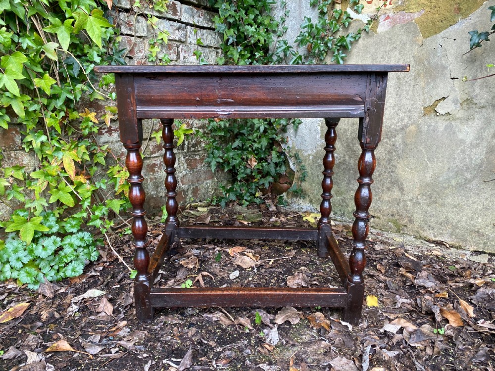 Antique Walnut Table View VIII