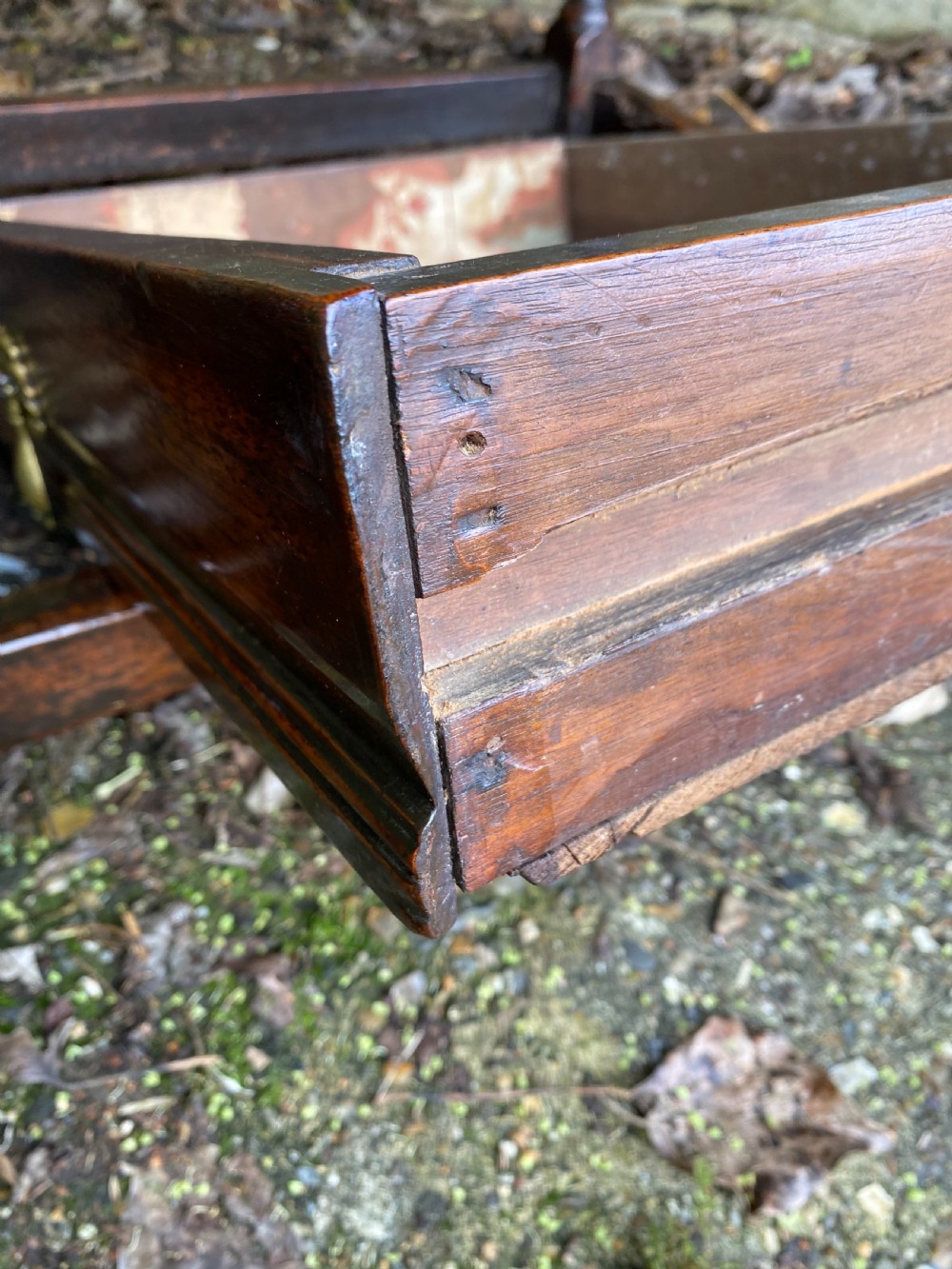 Antique Walnut Table View XII
